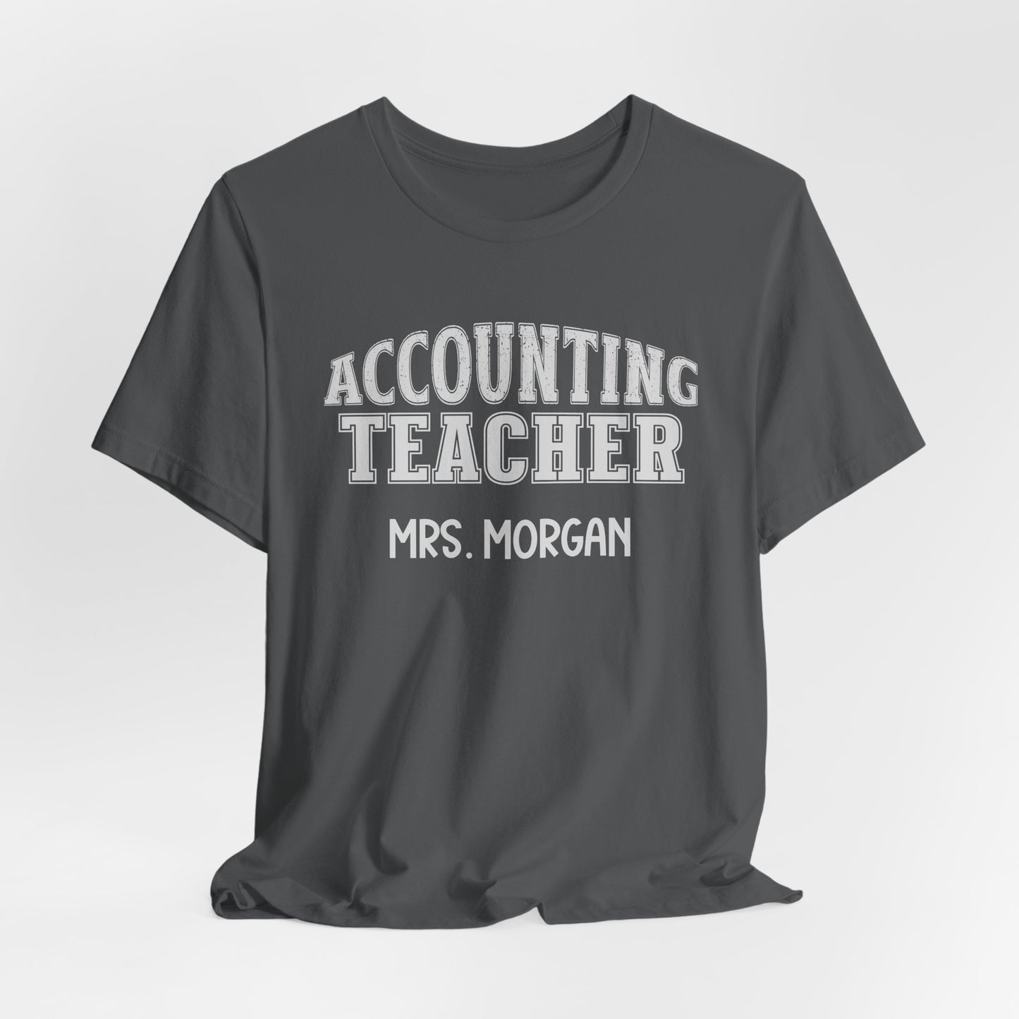 Custom Unisex Accounting Teacher T-Shirt
