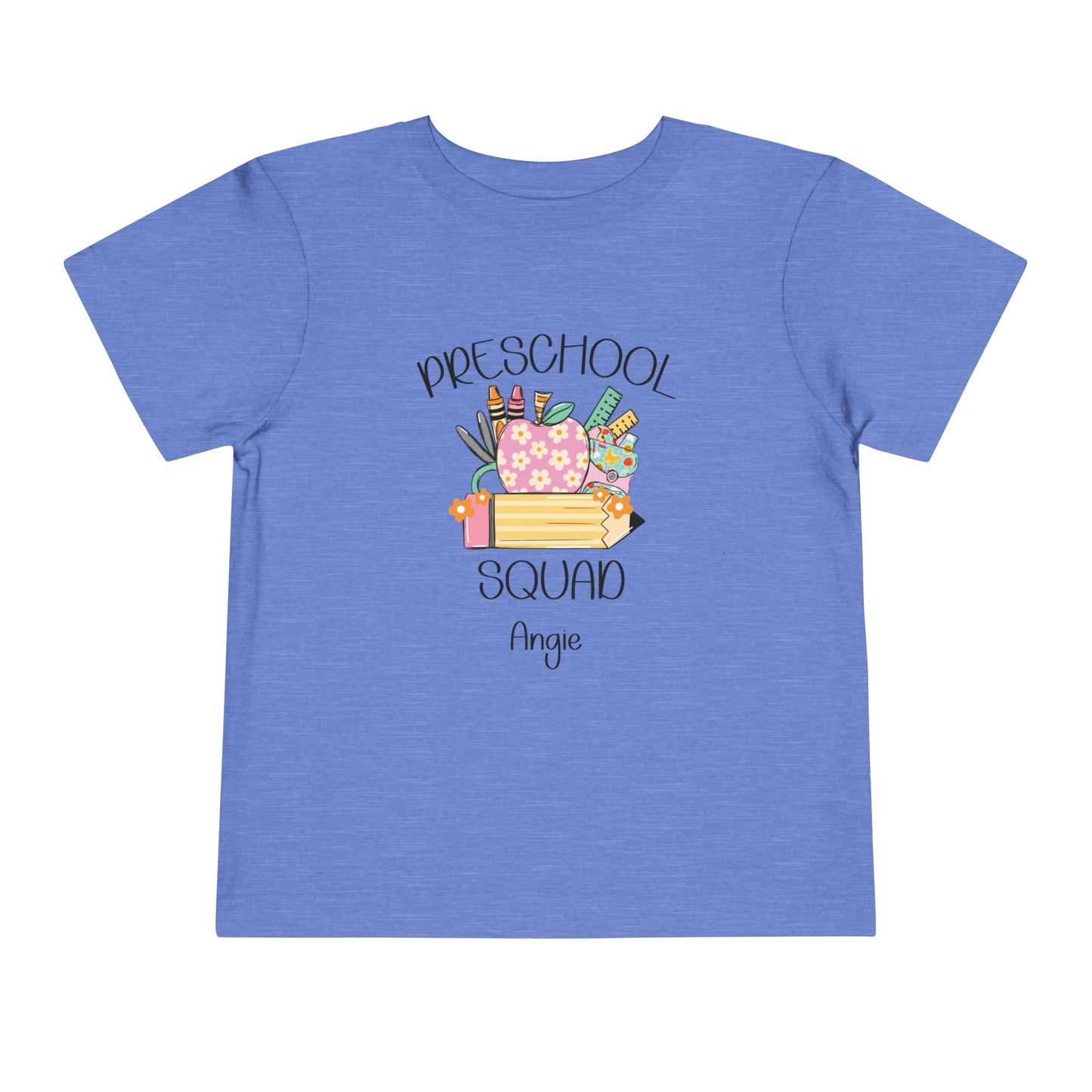 Custom Preschool Squad Toddler T-Shirt