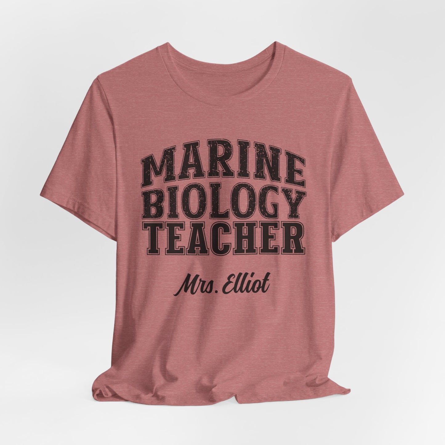 Custom Unisex Marine Biology Teacher T-Shirt