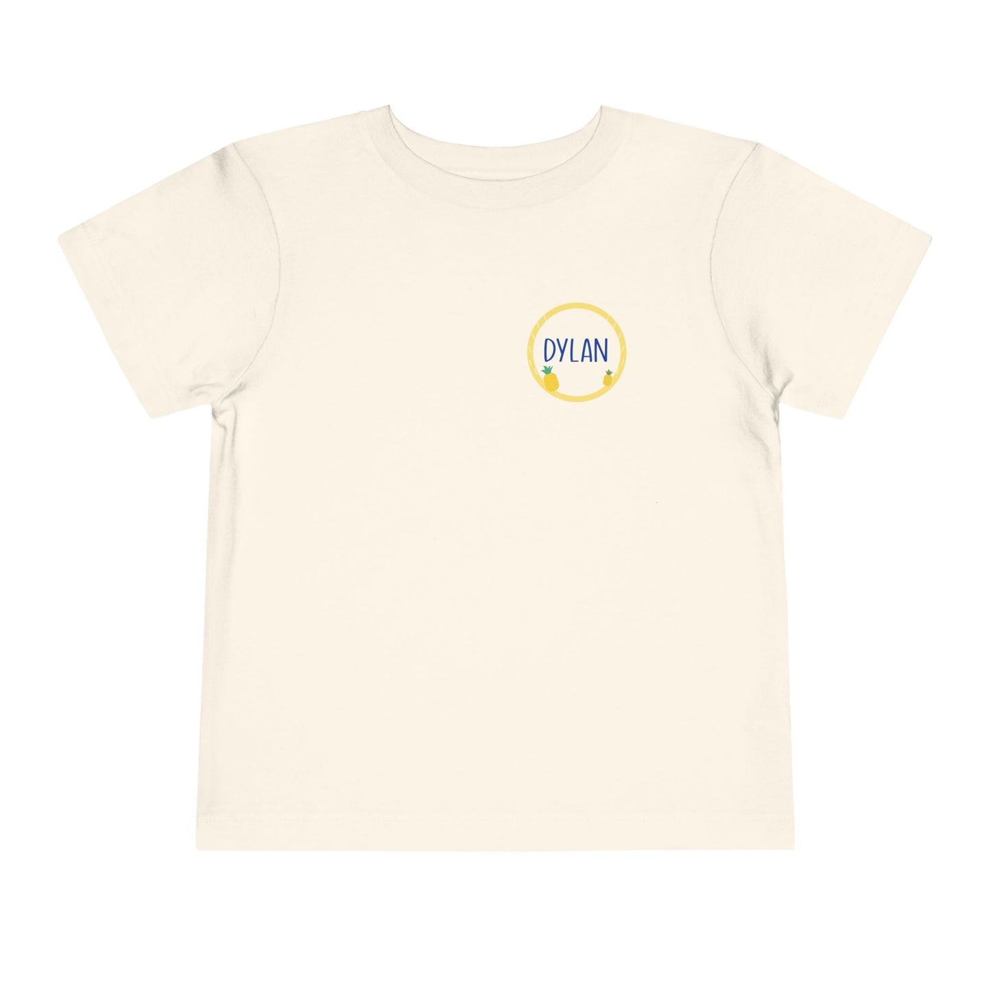 Custom Pineapple Circle Toddler T-Shirt