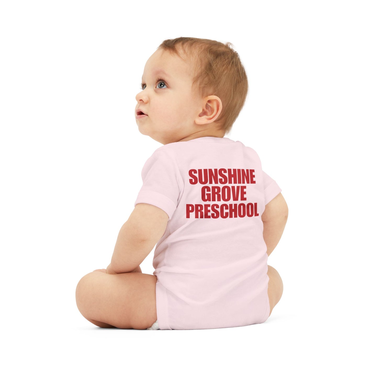 Custom Preschool Giraffe with Books Infant Jersey One Piece