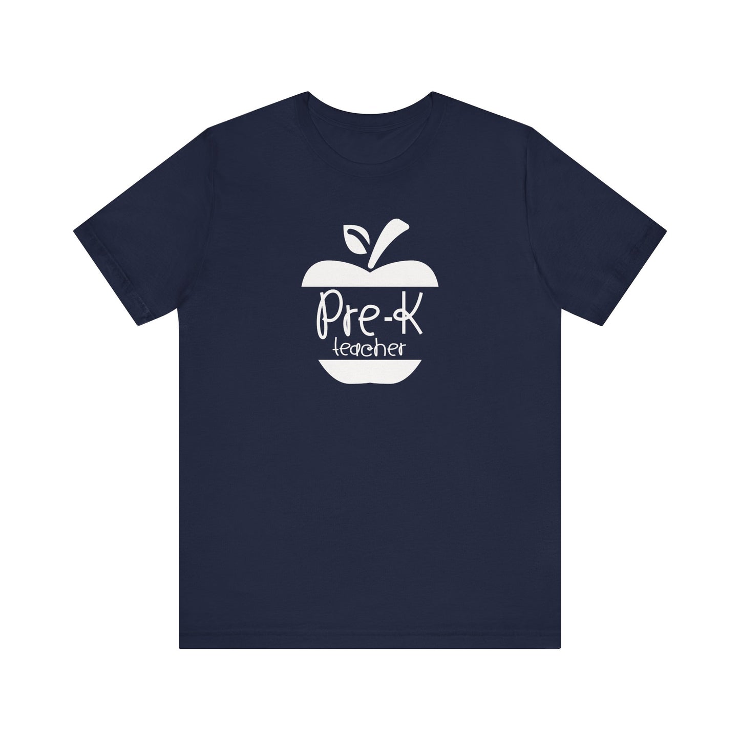Custom Unisex Pre-K Teacher Apple Teacher T-Shirt