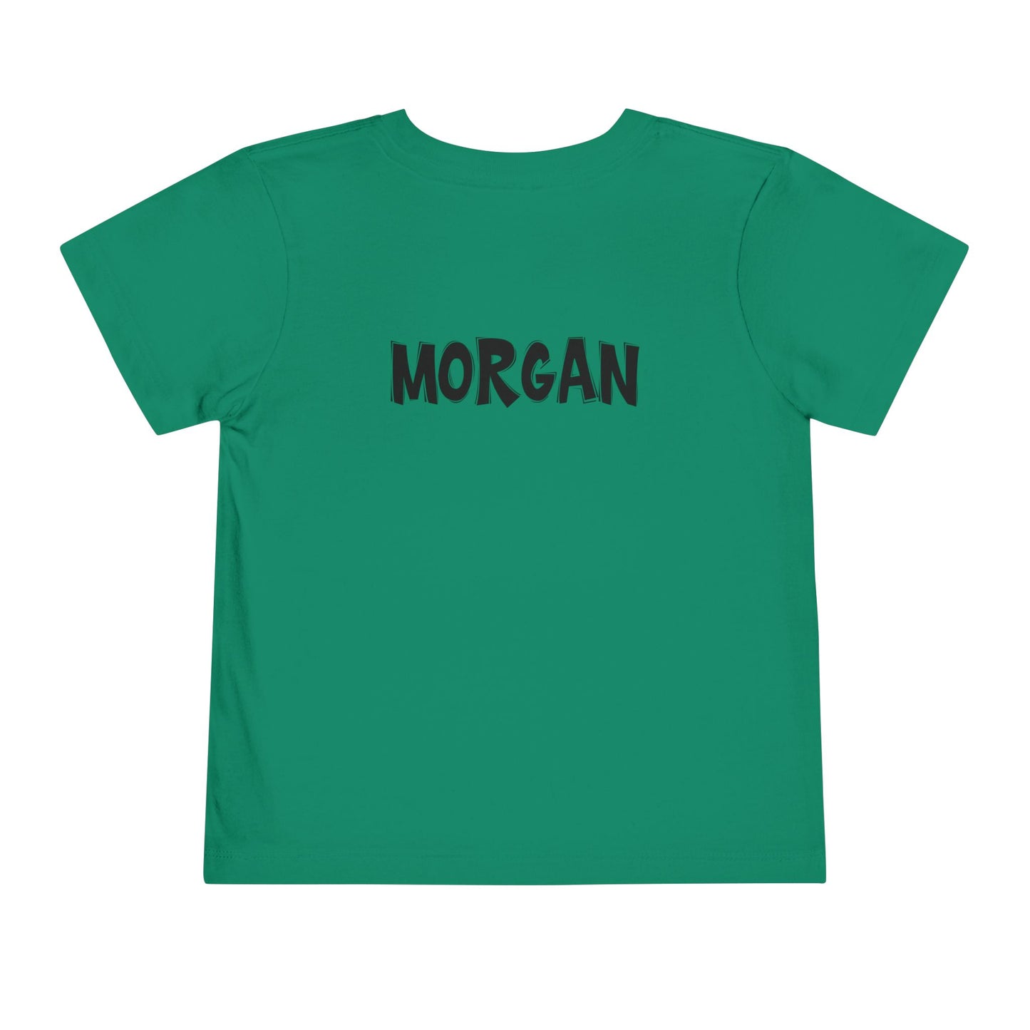Custom School Name Toddler Bold Outlined T-Shirt