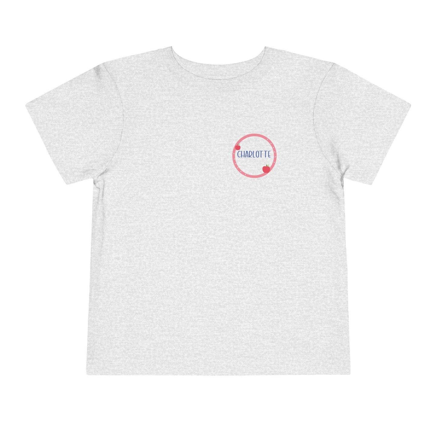 Custom Apple Circle Toddler T-Shirt