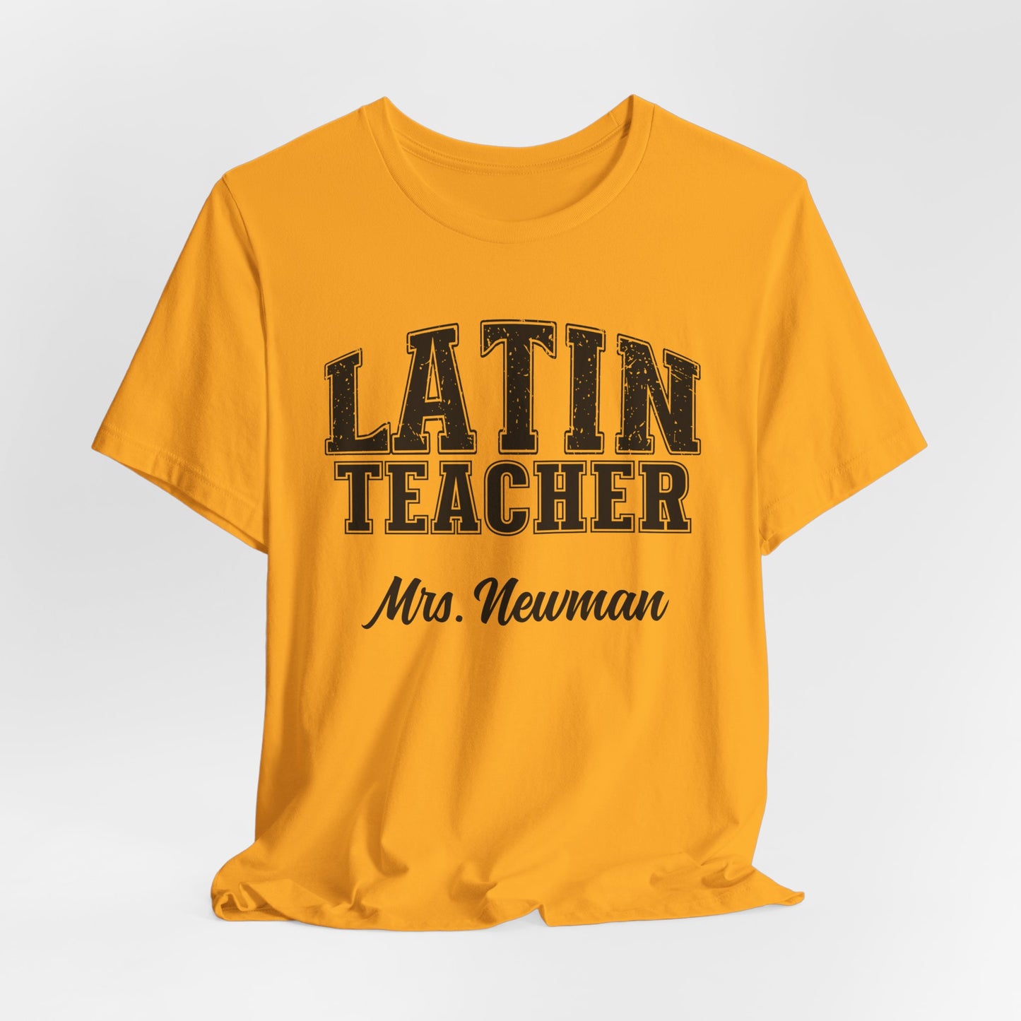 Custom Unisex Latin Teacher T-Shirt