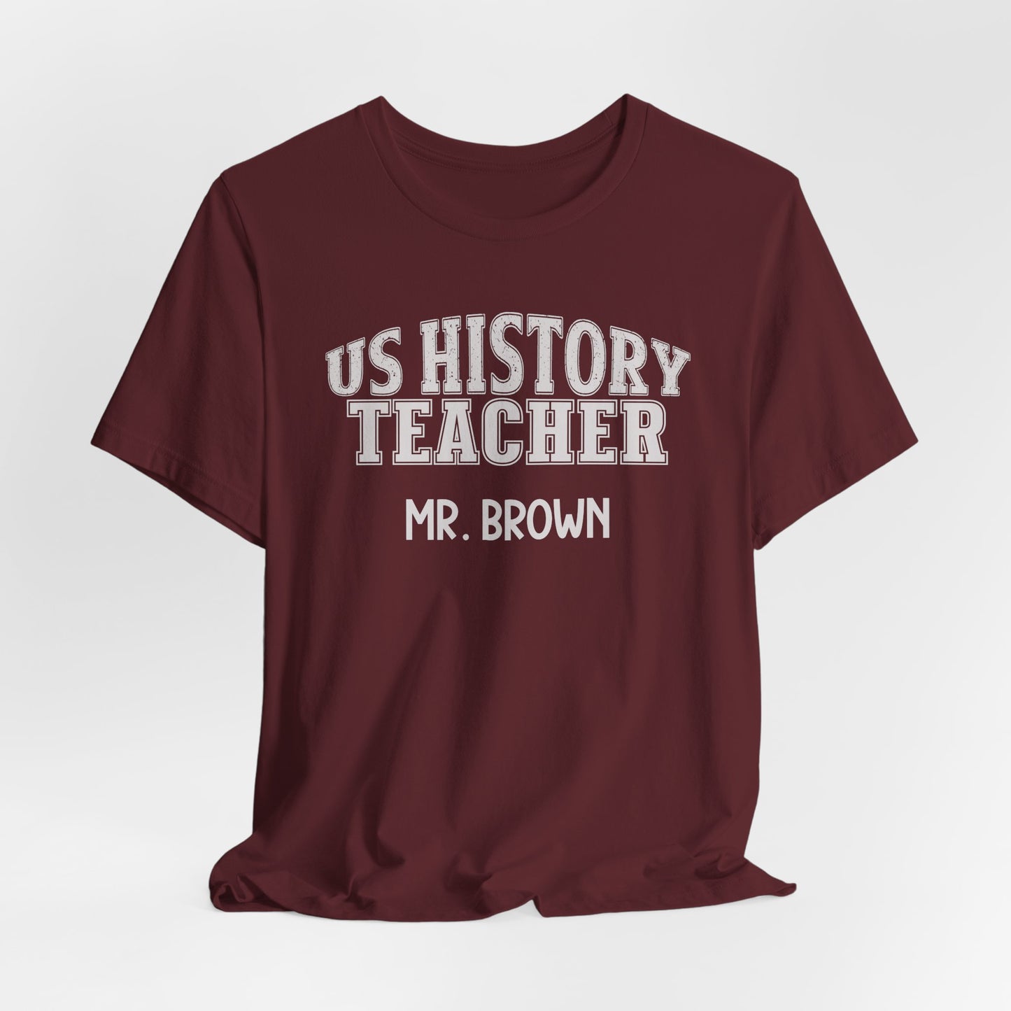 Custom Unisex US History Teacher T-Shirt