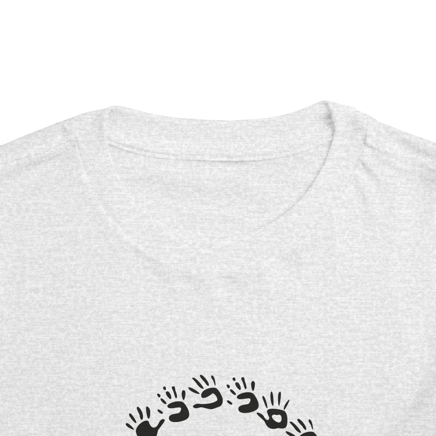 Custom Circle Handprints Toddler T-Shirt