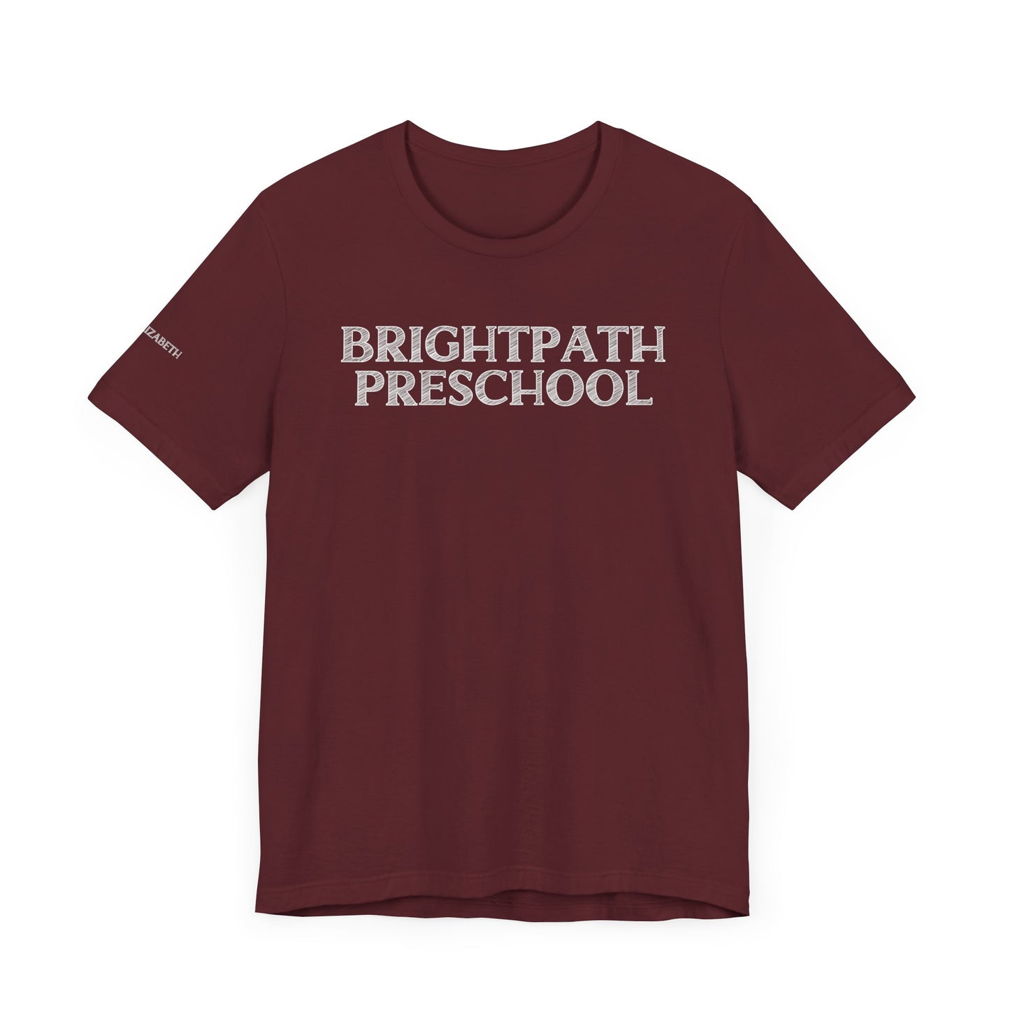 Custom Unisex Shaded School Name T-Shirt