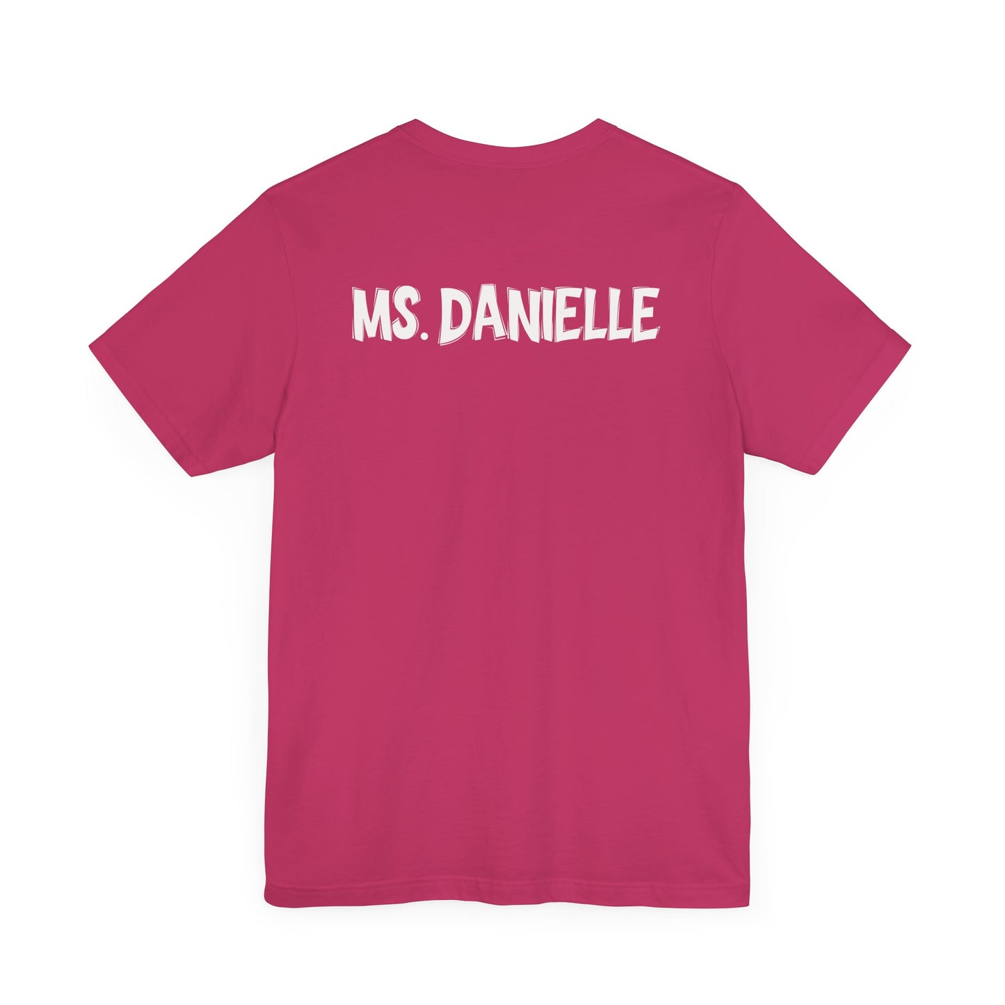 Custom Unisex School Name Outlined T-Shirt