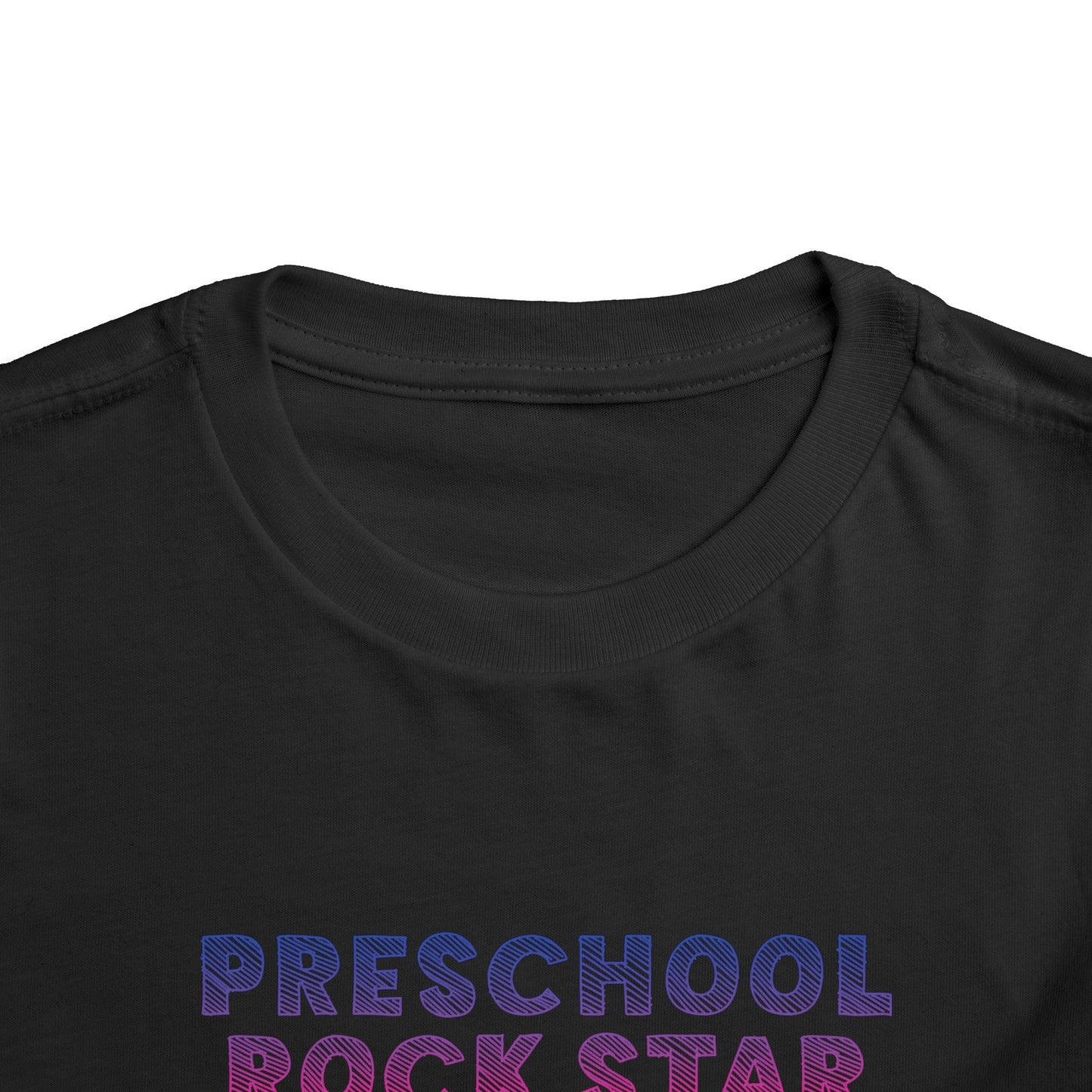 Custom Preschool Rockstar Toddler T-Shirt