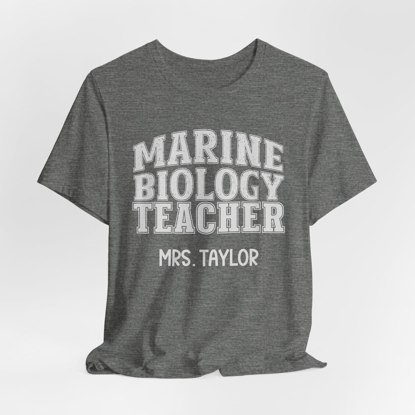 Custom Unisex Marine Biology Teacher T-Shirt