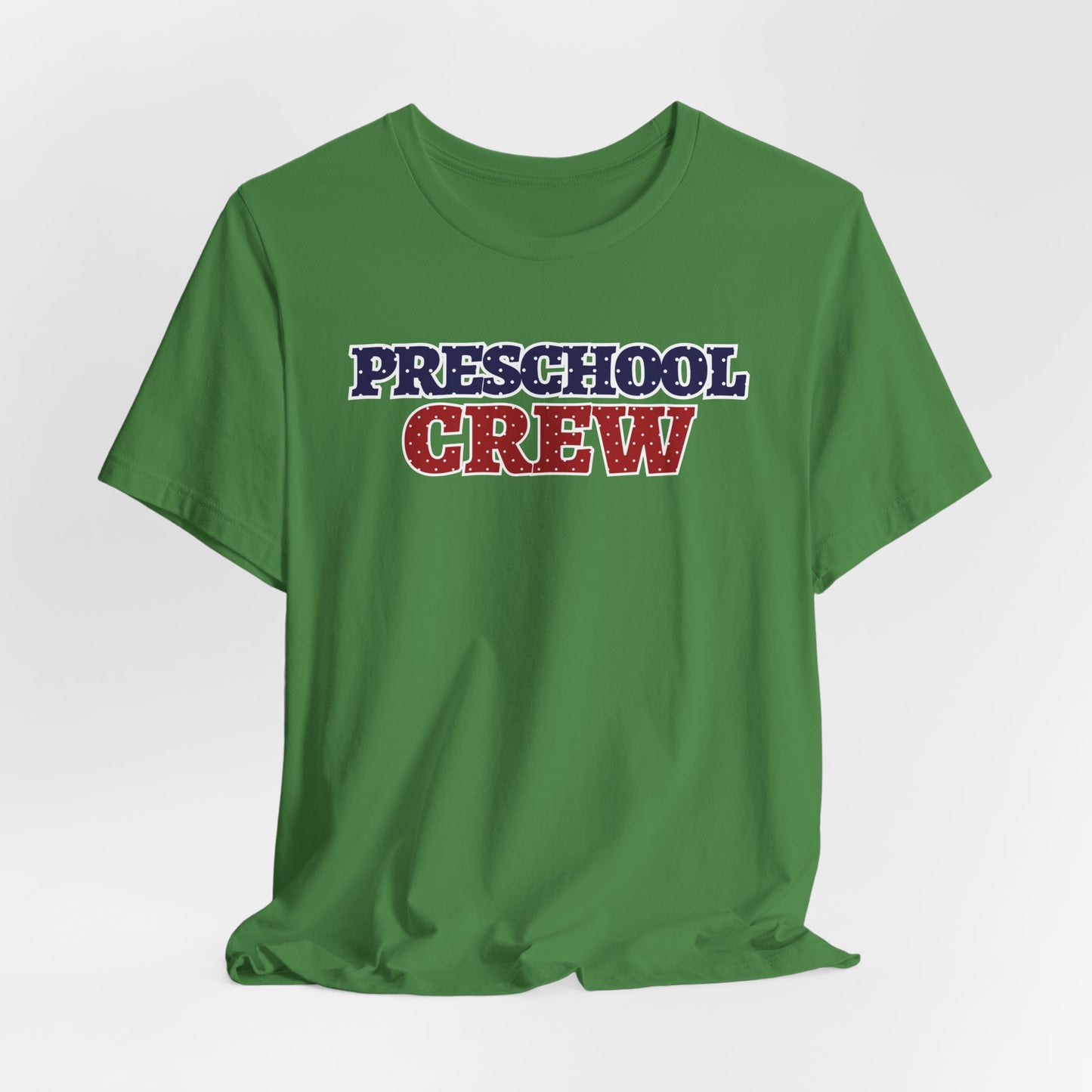 Custom Unisex Polka Dot Preschool Crew T-Shirt