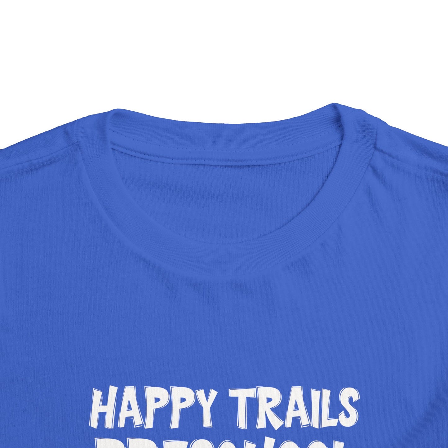 Custom School Name Toddler Outlined T-Shirt