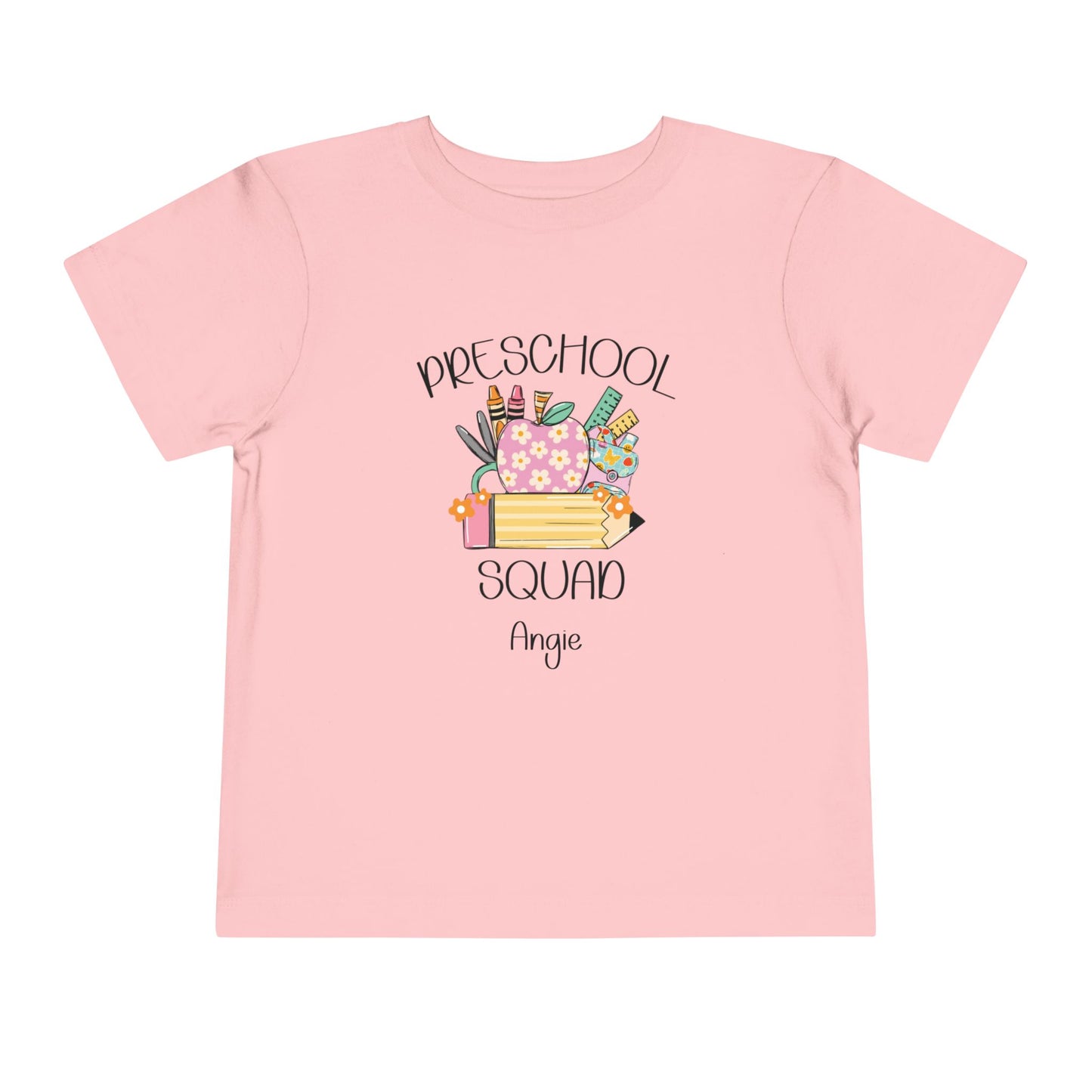 Custom Preschool Squad Toddler T-Shirt
