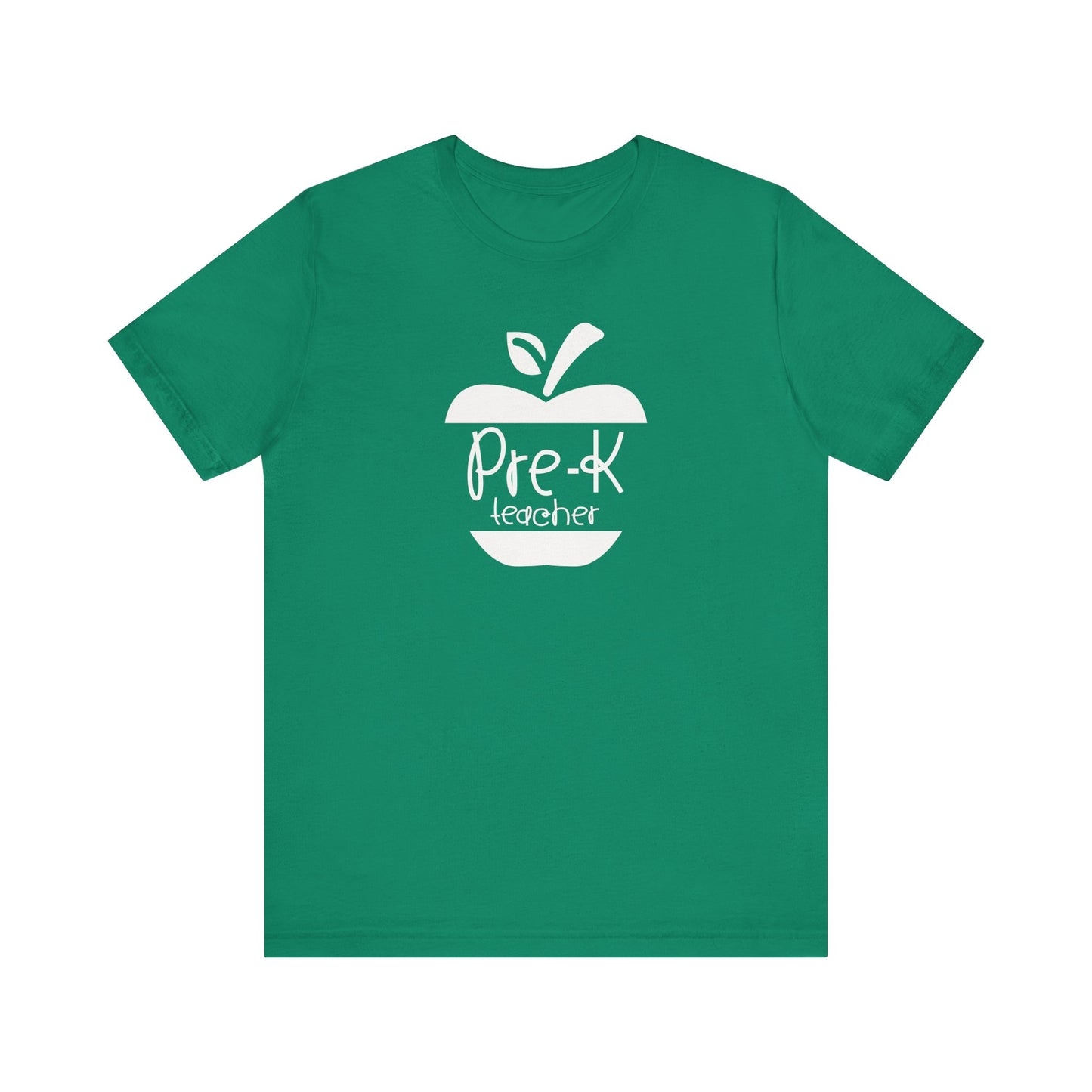 Custom Unisex Pre-K Teacher Apple Teacher T-Shirt