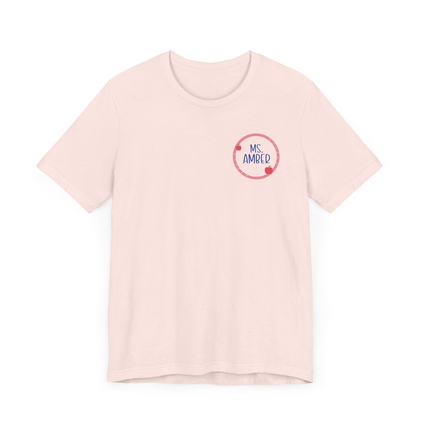 Custom Unisex Apple Circle T-Shirt