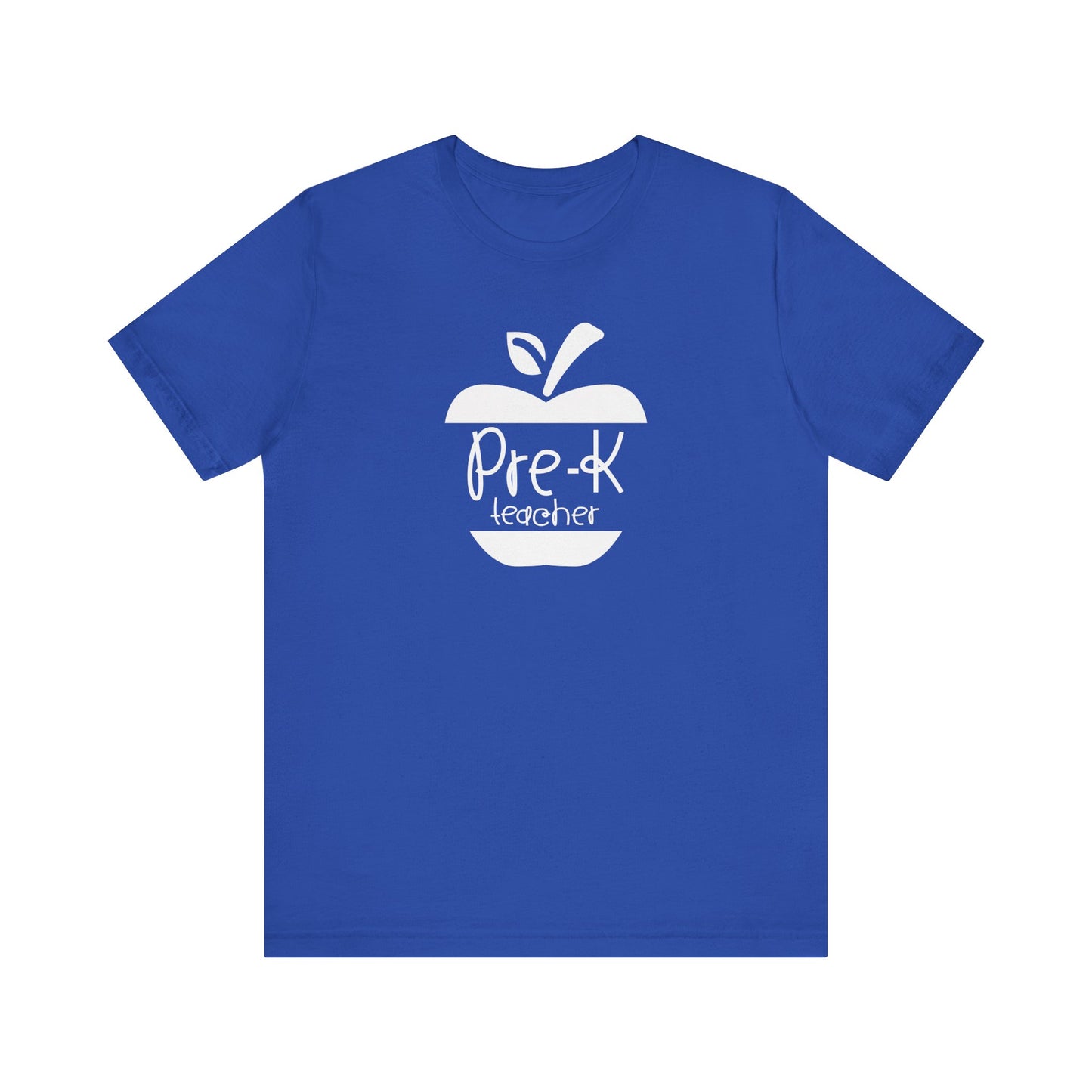 Custom Unisex Pre-K Teacher Apple Teacher T-Shirt