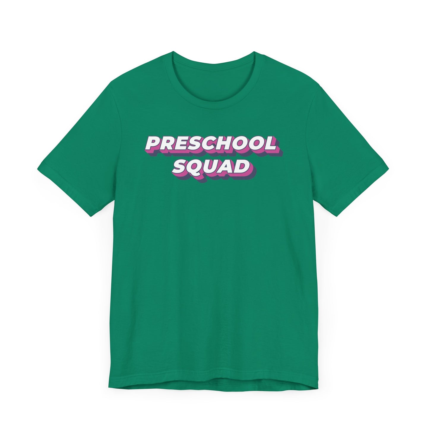 Custom Unisex Layered Preschool Squad T-Shirt
