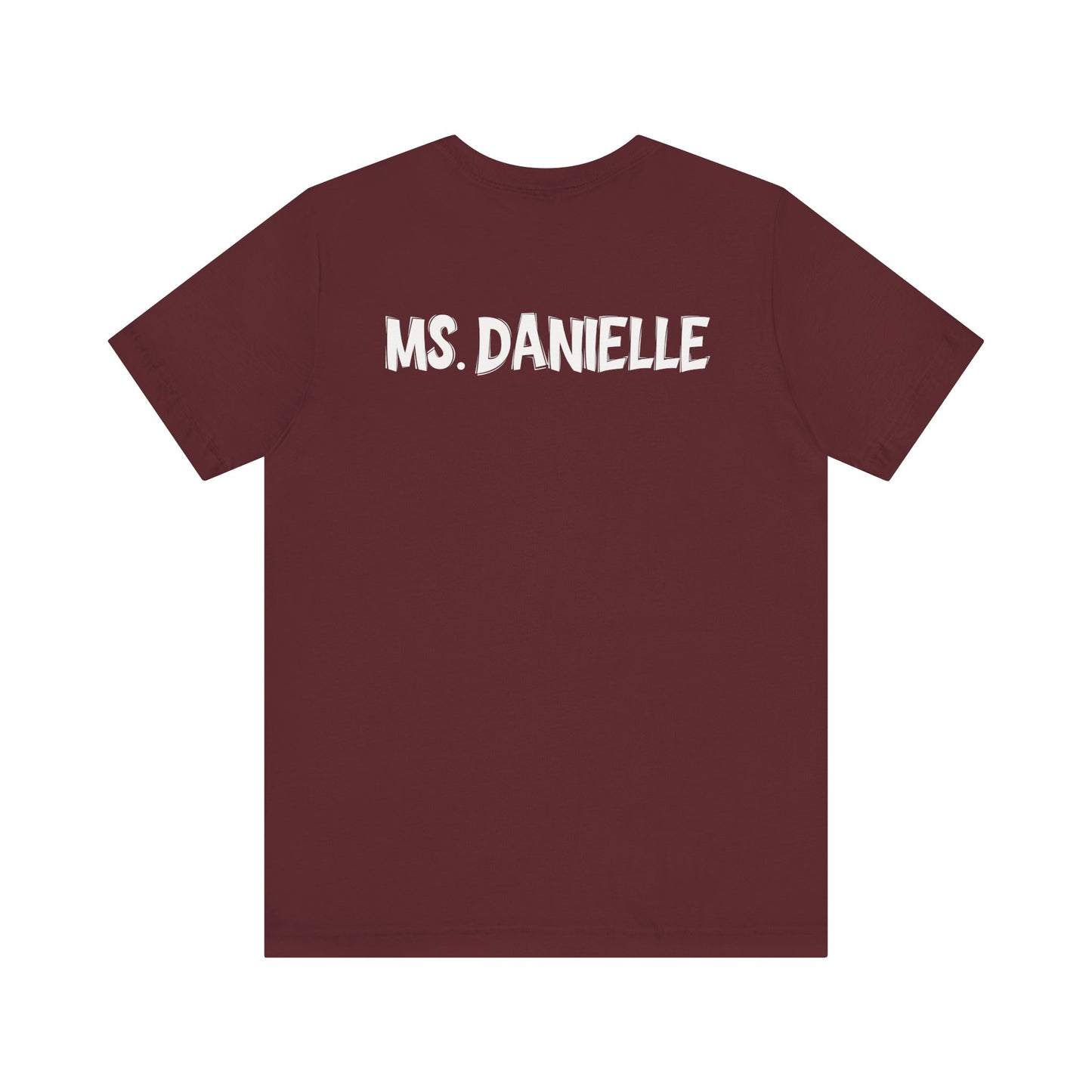 Custom Unisex School Name Outlined T-Shirt