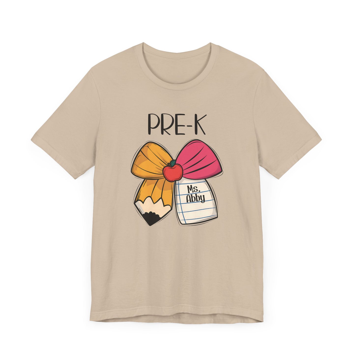 Custom Unisex Pre-K Bow T-Shirt