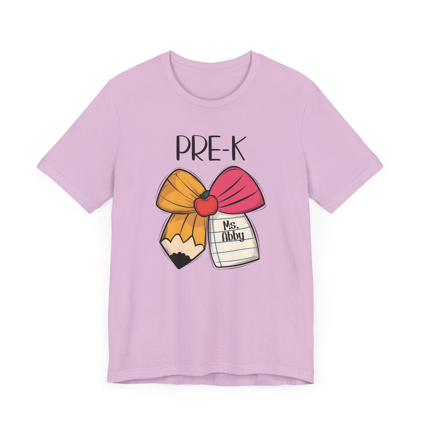 Custom Unisex Pre-K Bow T-Shirt