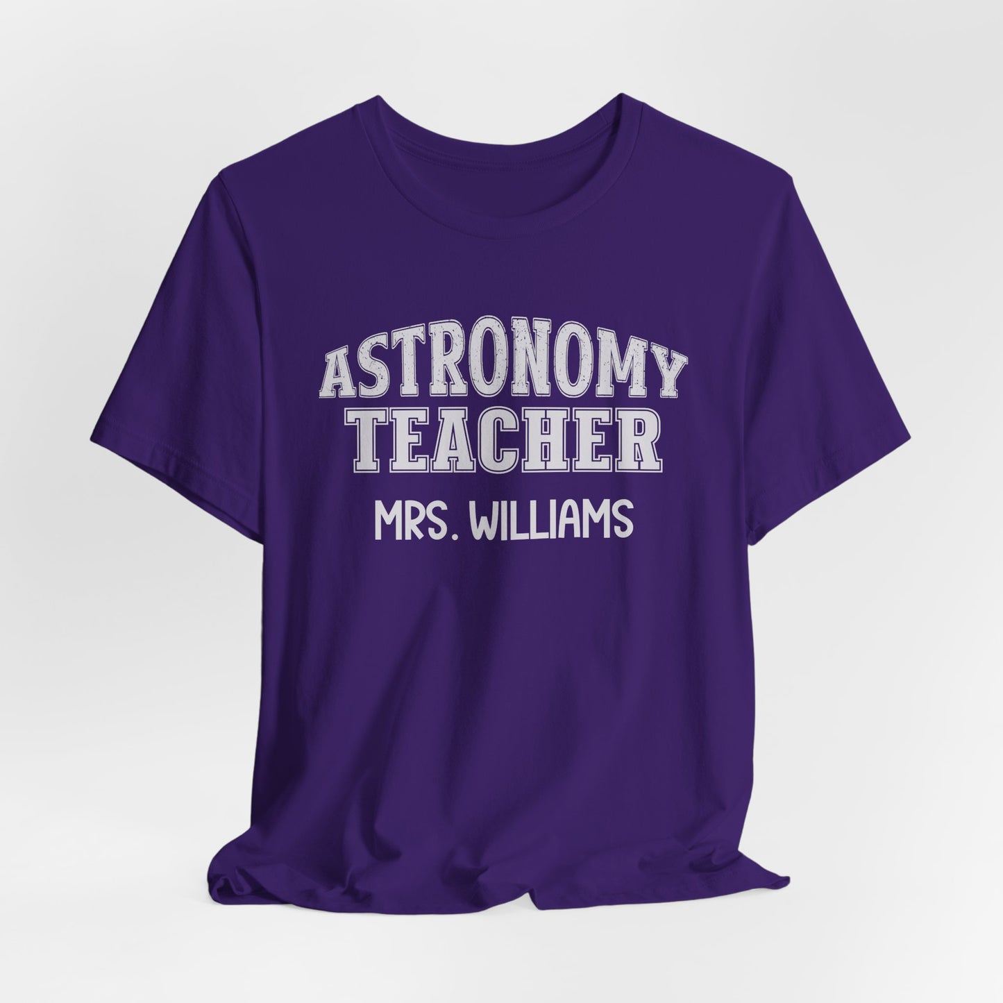 Custom Unisex Astronomy Teacher T-Shirt