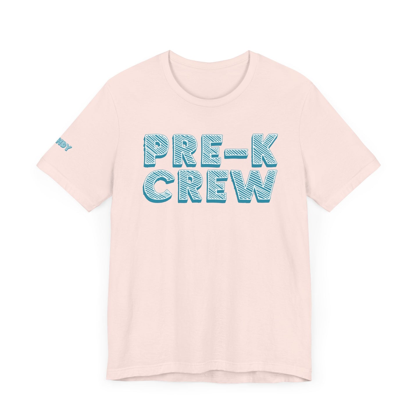 Custom Unisex Crossed Out Pre-K Crew T-Shirt