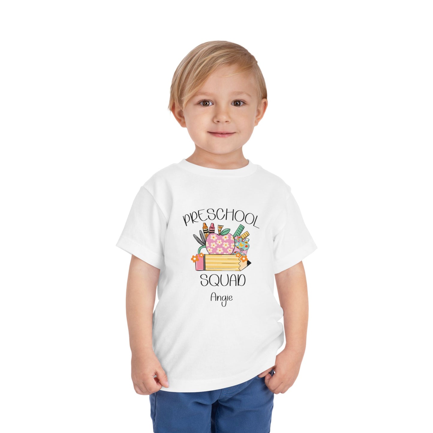 Custom Preschool Squad Toddler T-Shirt