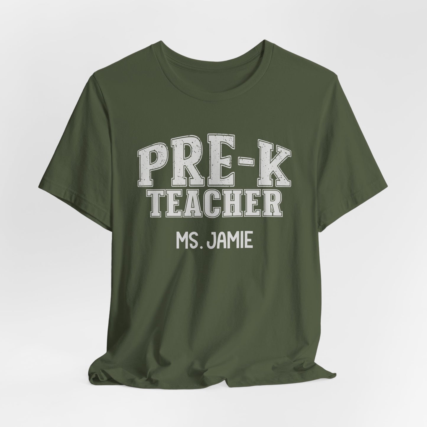 Custom Unisex Pre-K Teacher T-Shirt