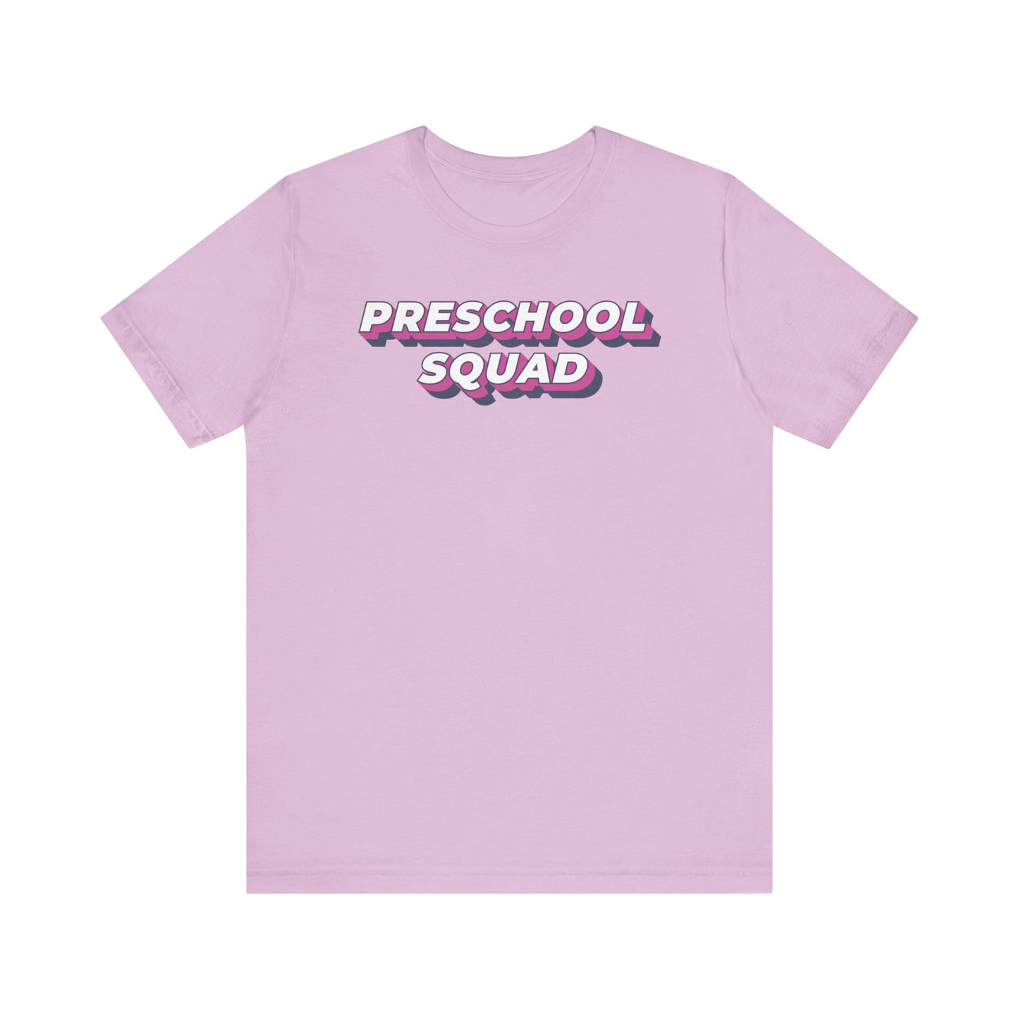 Custom Unisex Layered Preschool Squad T-Shirt