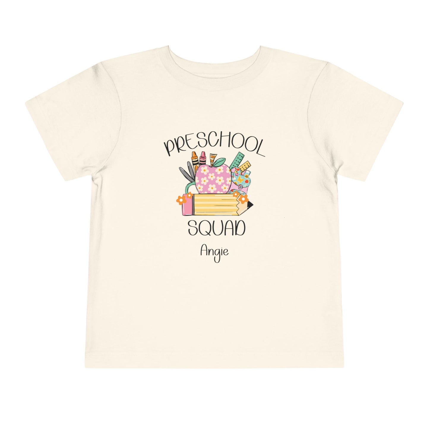 Custom Preschool Squad Toddler T-Shirt