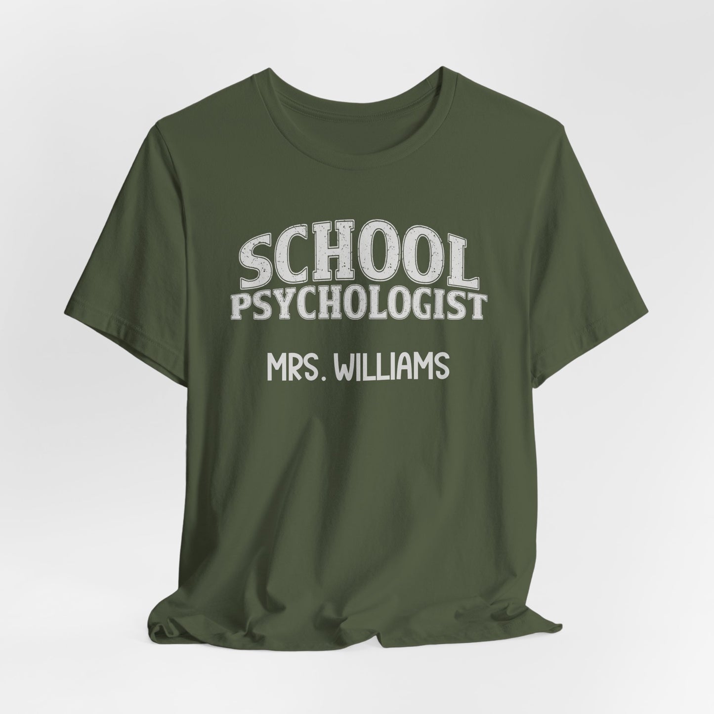 Custom Unisex School Psychologist T-Shirt