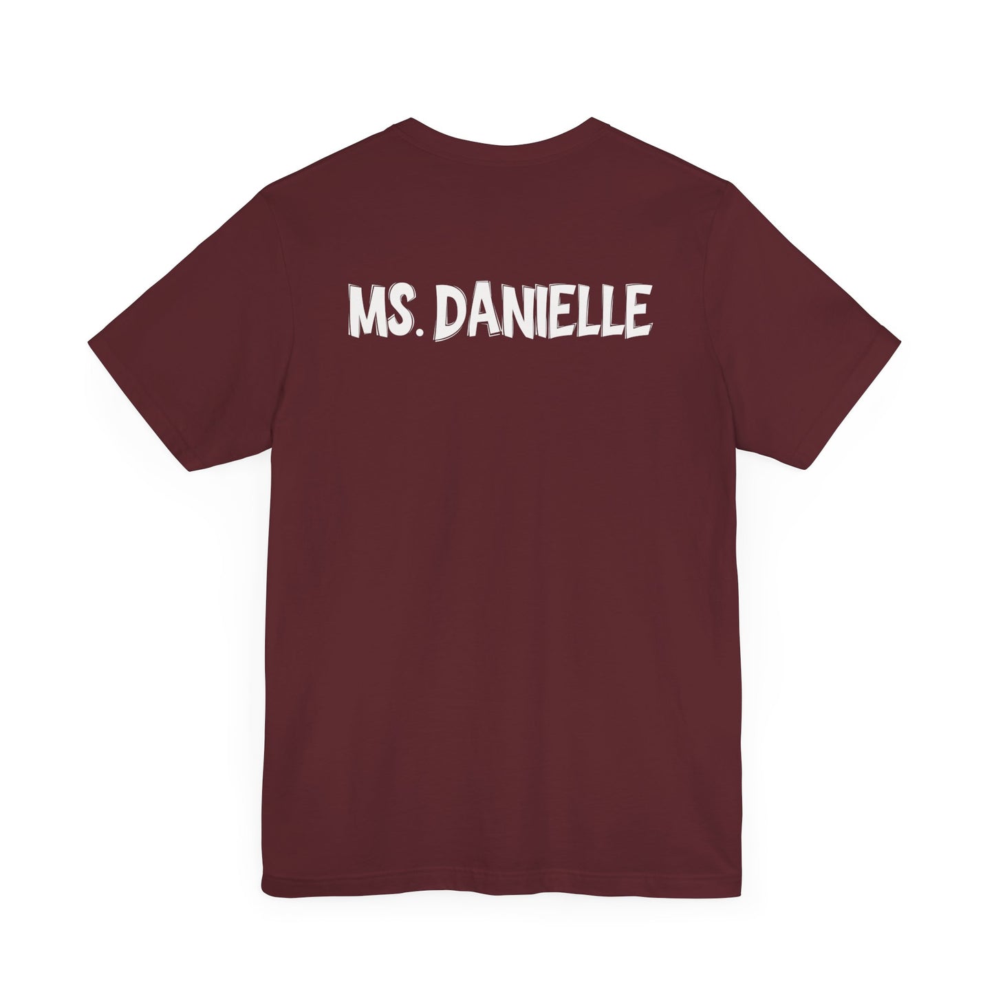 Custom Unisex School Name Outlined T-Shirt