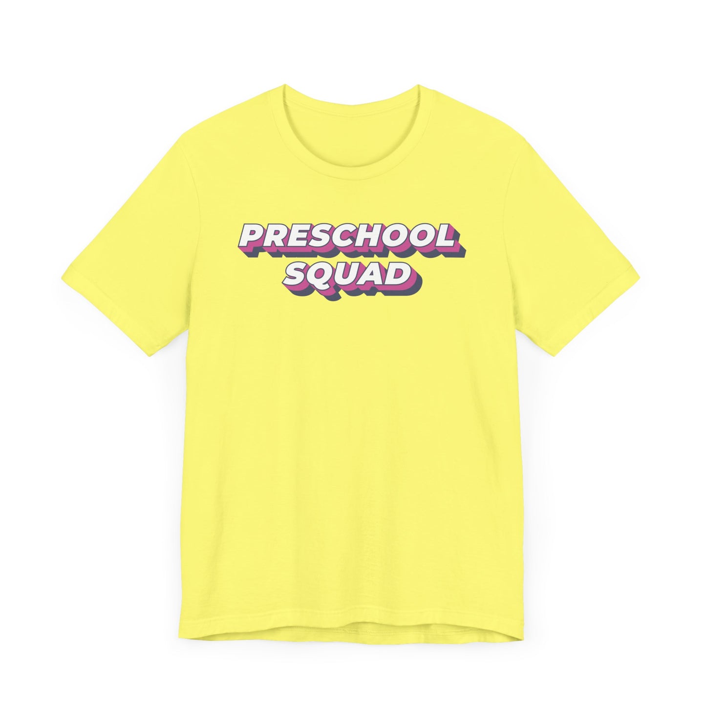Custom Unisex Layered Preschool Squad T-Shirt