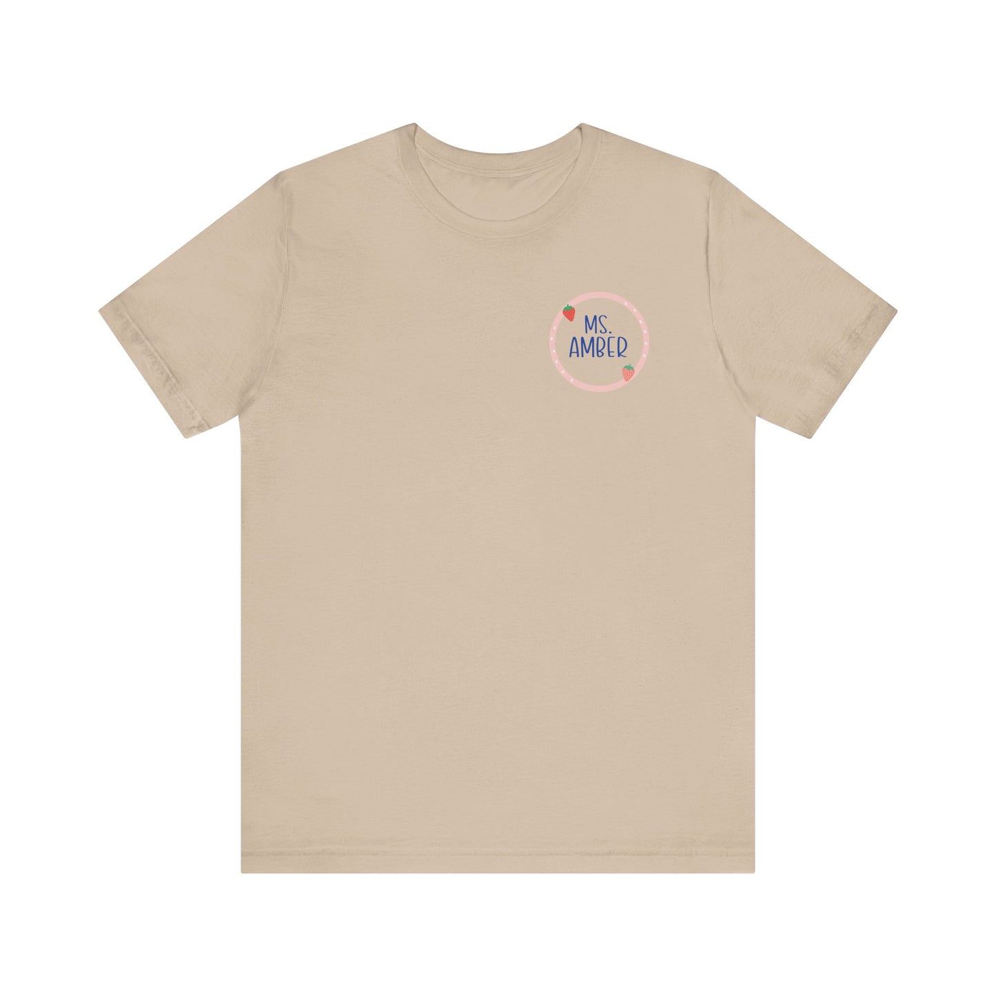 Custom Unisex Stawberry Circle T-Shirt