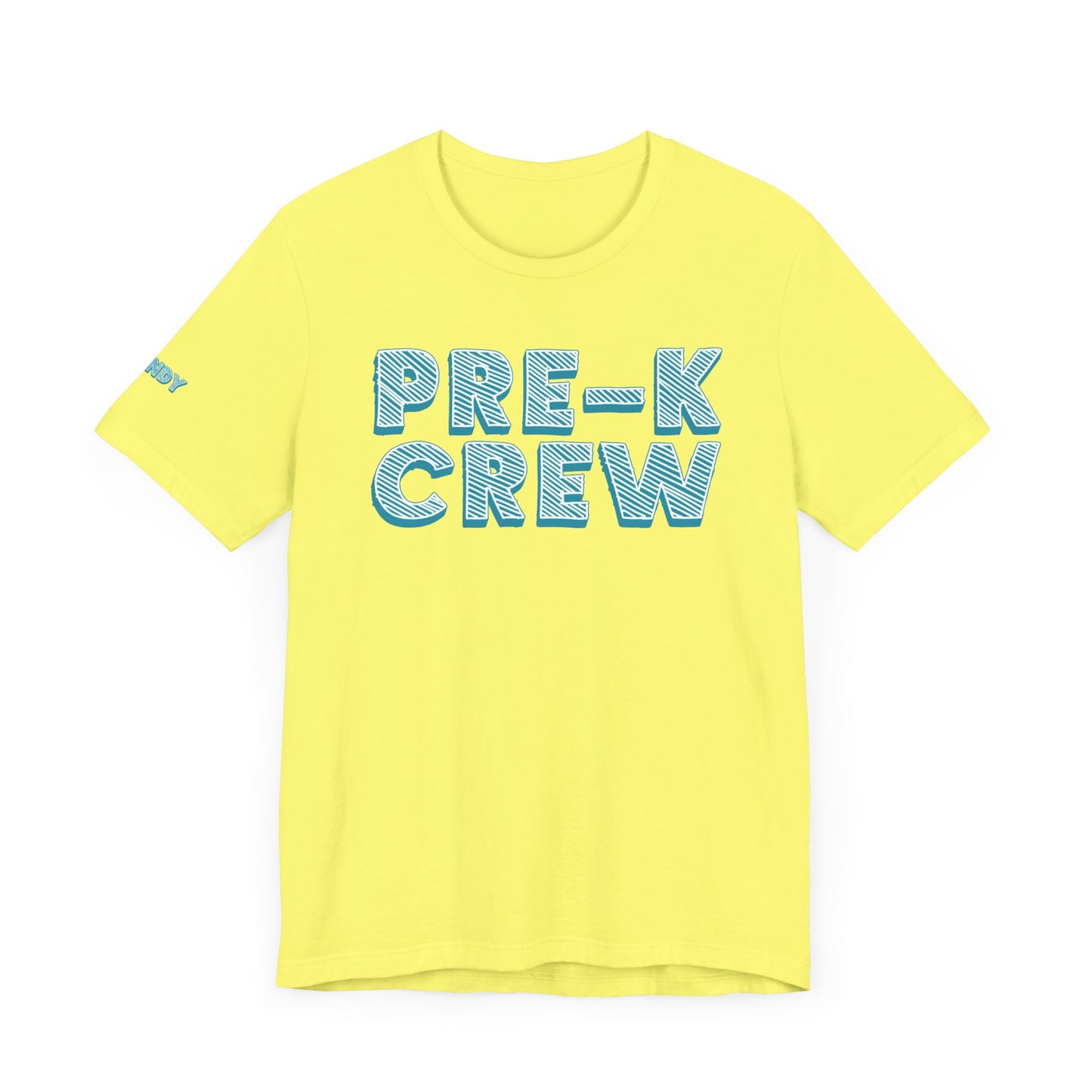 Custom Unisex Crossed Out Pre-K Crew T-Shirt
