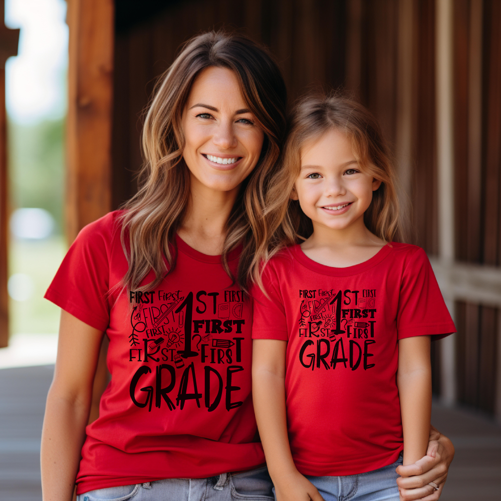 Custom Unisex 1st Grade T-Shirt