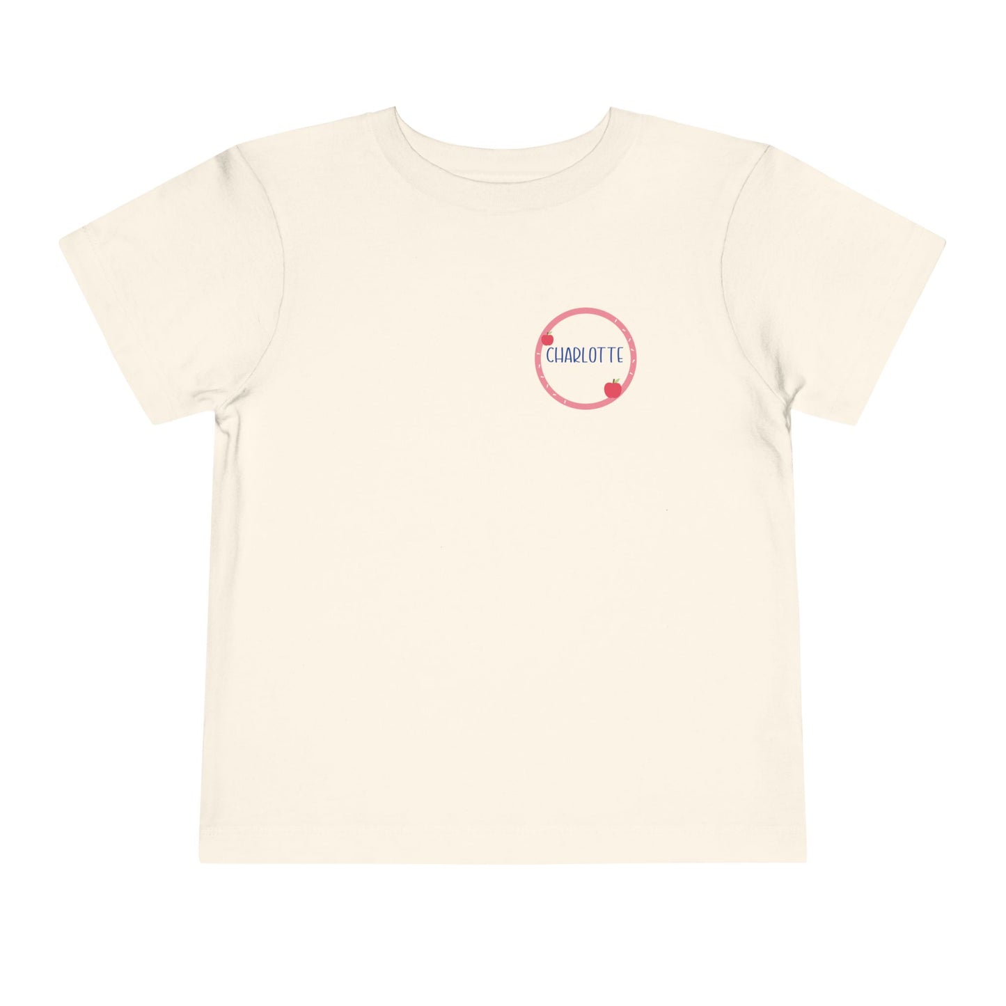 Custom Apple Circle Toddler T-Shirt