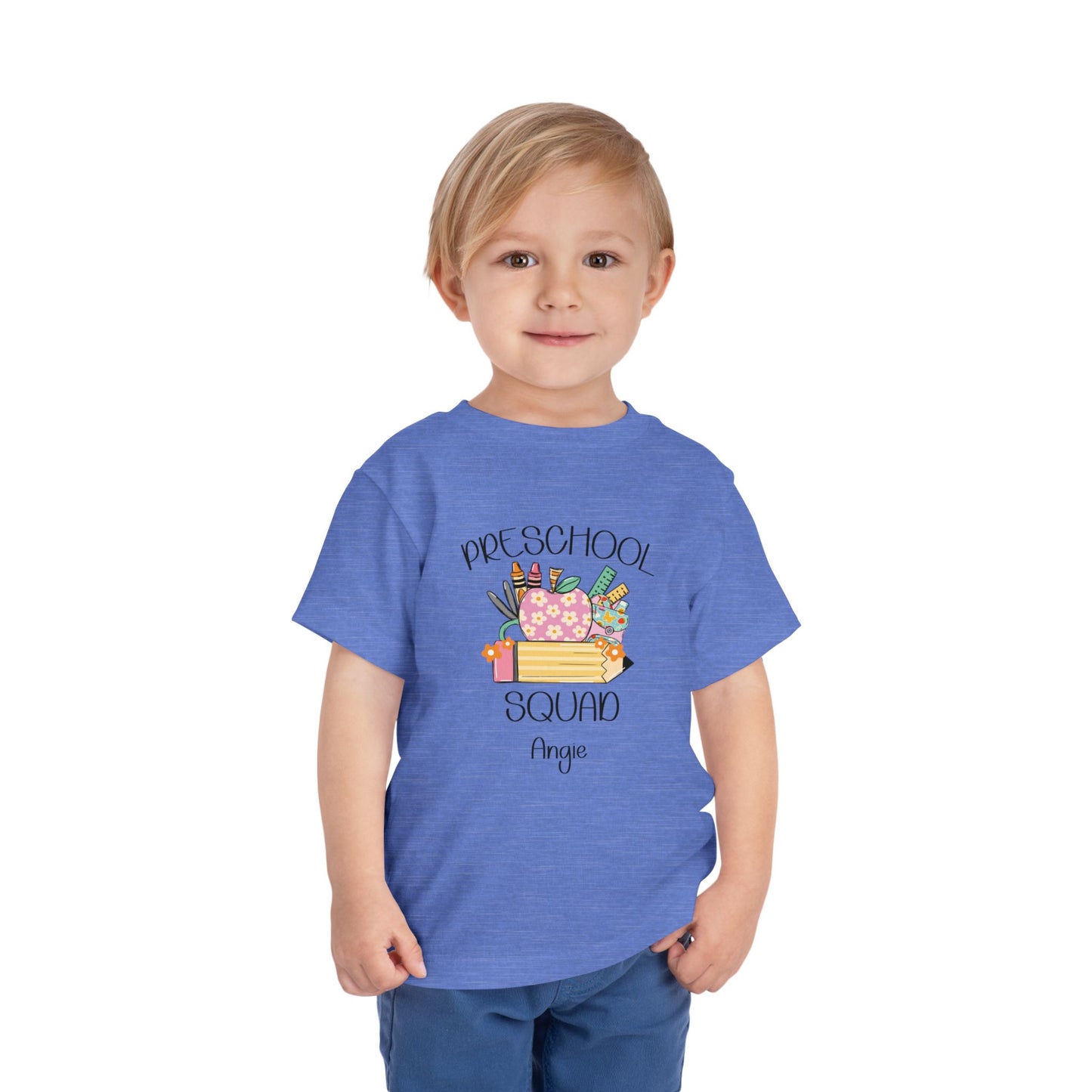 Custom Preschool Squad Toddler T-Shirt