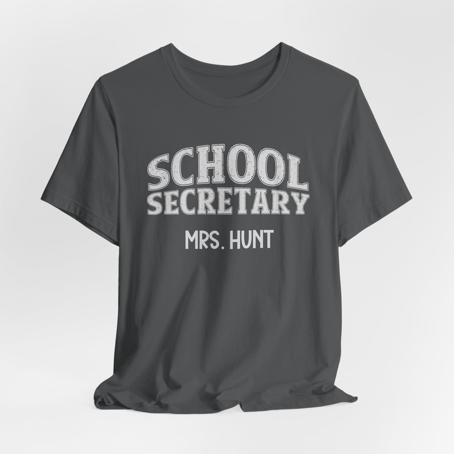 Custom Unisex School Secretary T-Shirt