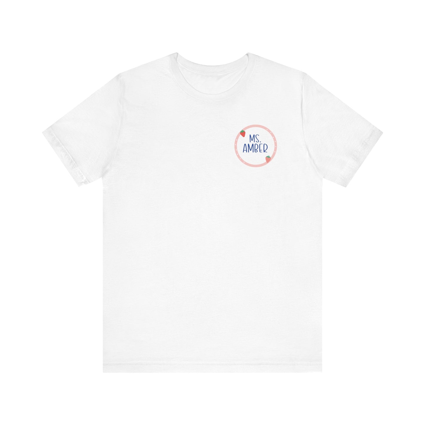 Custom Unisex Stawberry Circle T-Shirt