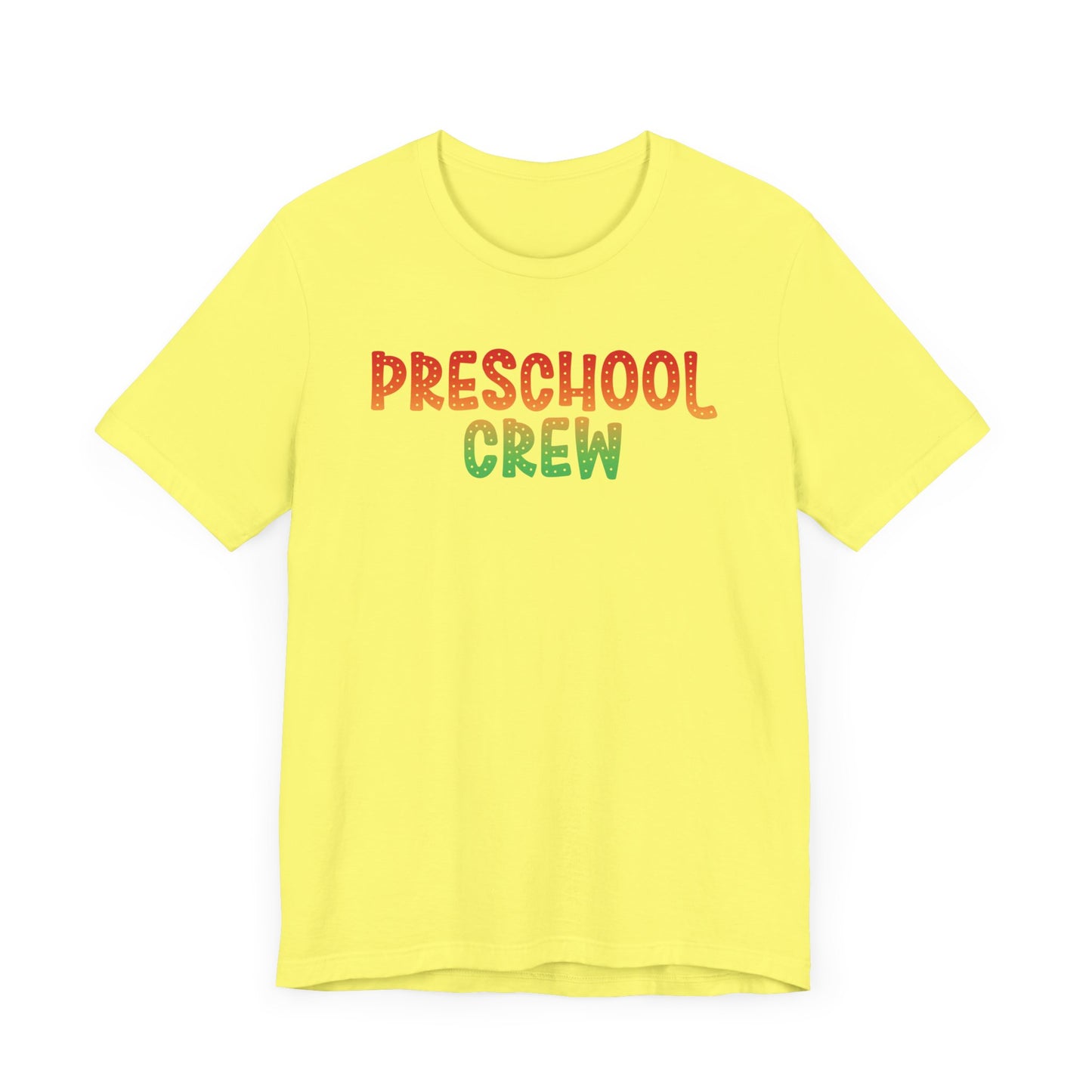 Custom Unisex Multi-Colored Preschool Crew T-Shirt