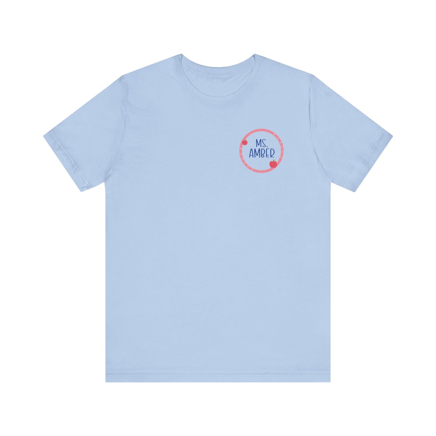Custom Unisex Apple Circle T-Shirt