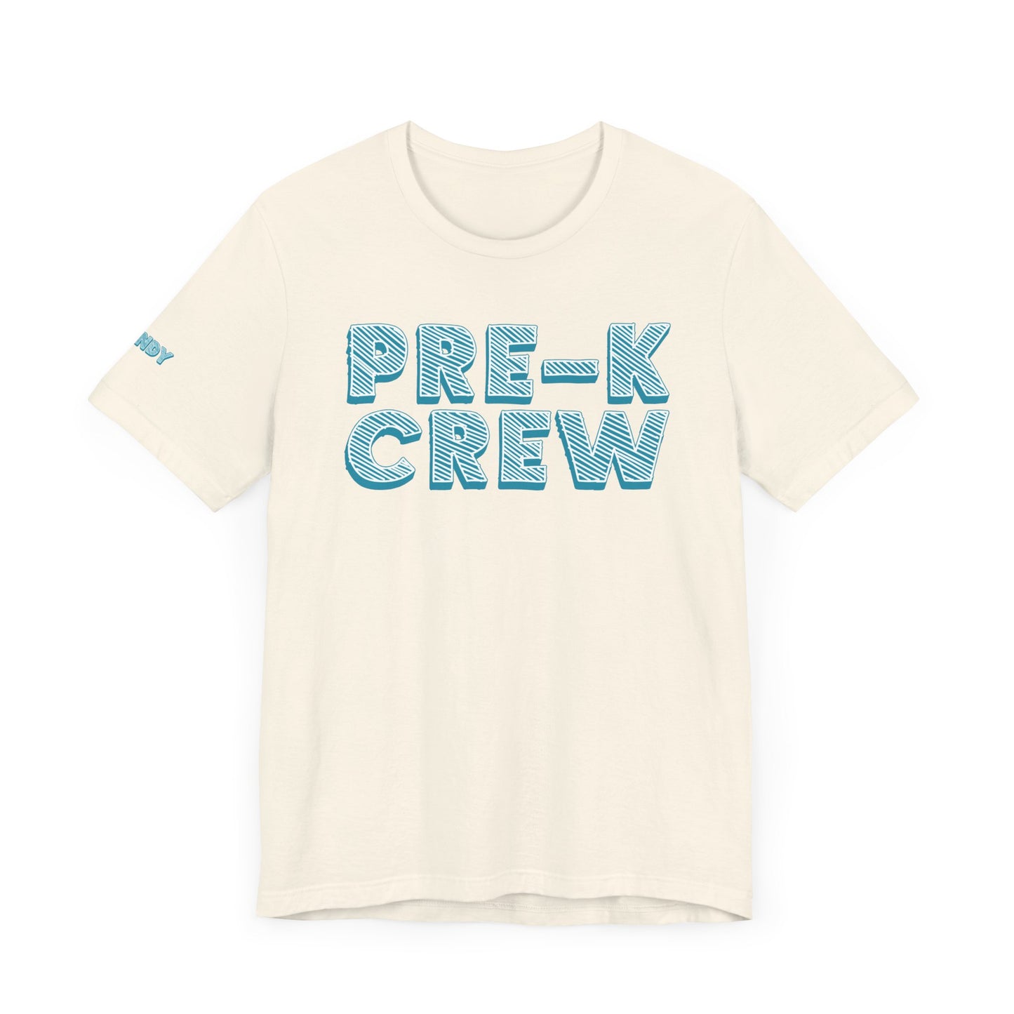 Custom Unisex Crossed Out Pre-K Crew T-Shirt