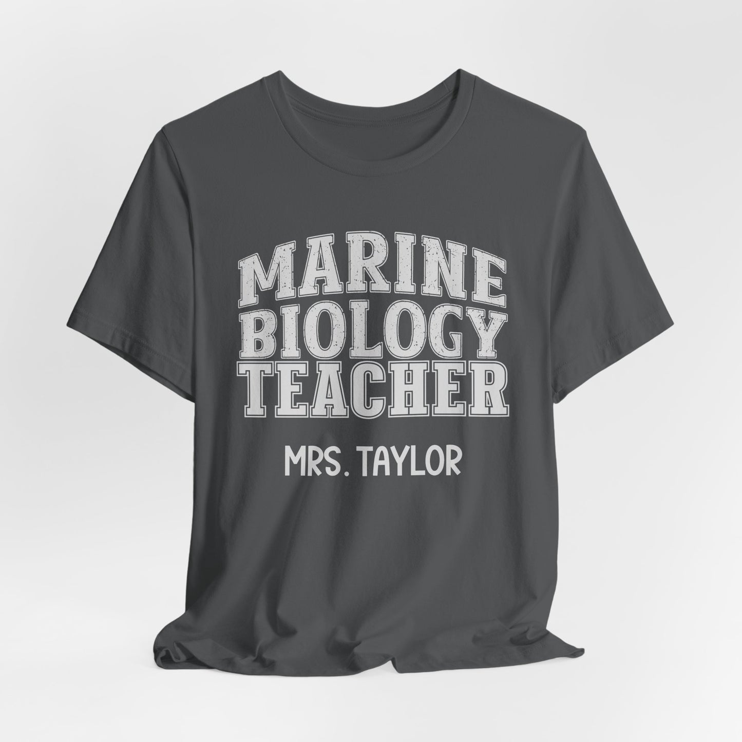 Custom Unisex Marine Biology Teacher T-Shirt