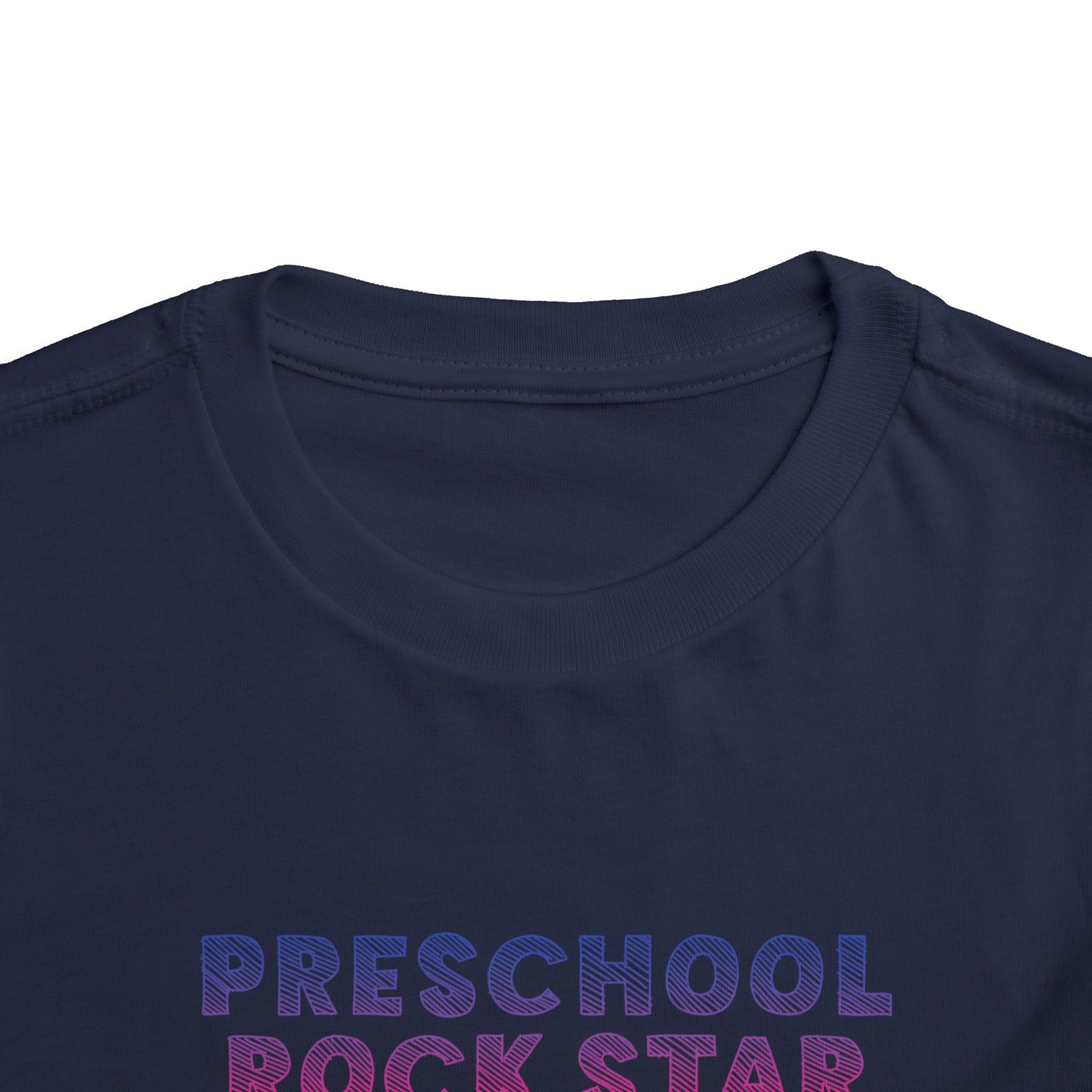 Custom Preschool Rockstar Toddler T-Shirt