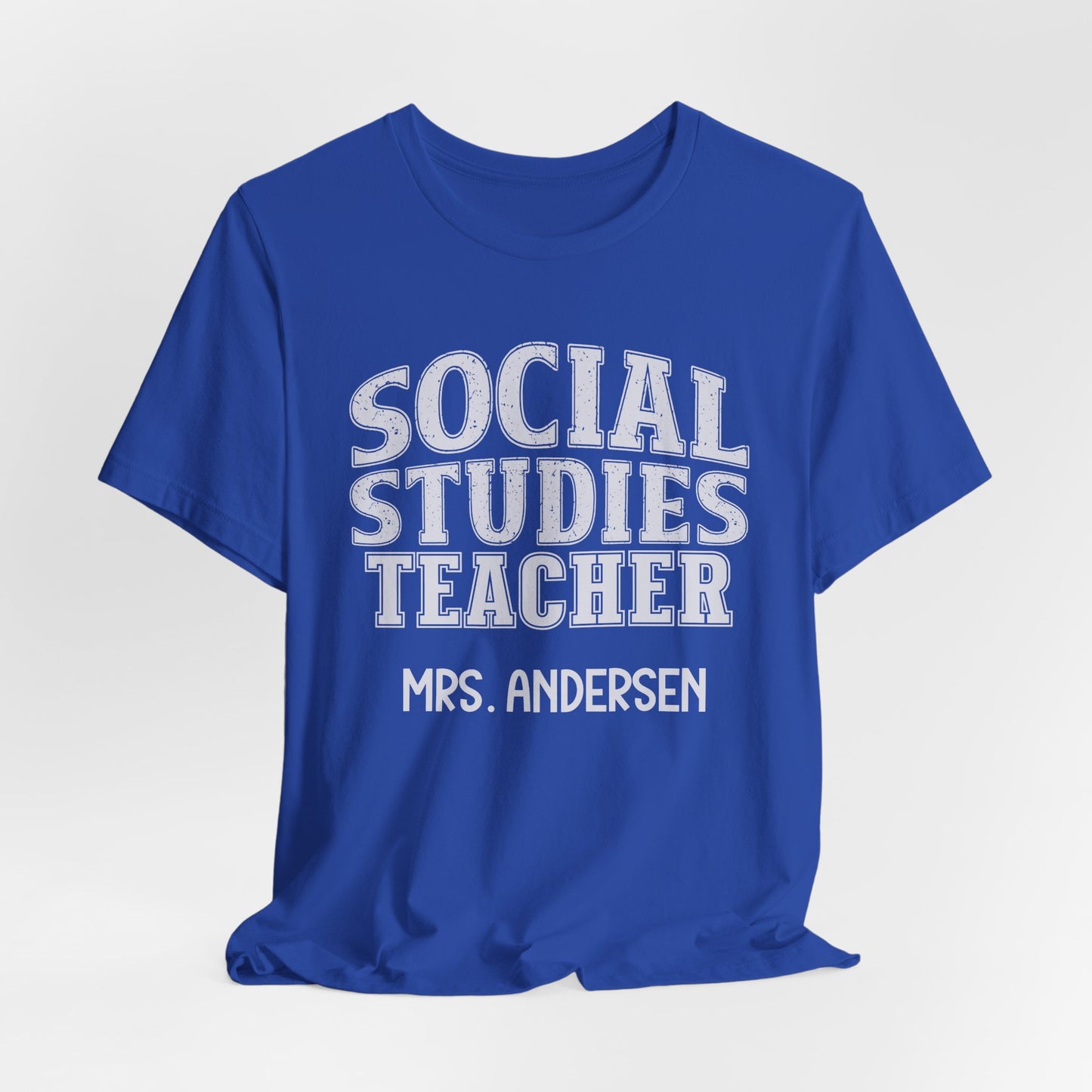 Custom Unisex Social Studies Teacher T-Shirt
