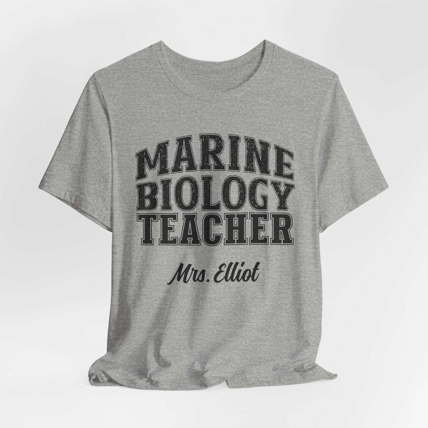 Custom Unisex Marine Biology Teacher T-Shirt
