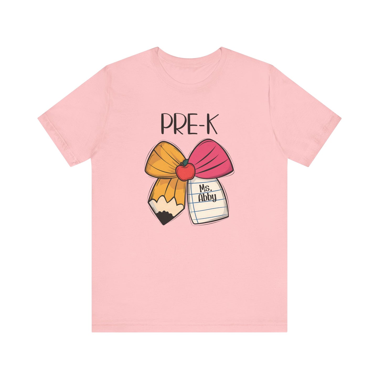 Custom Unisex Pre-K Bow T-Shirt