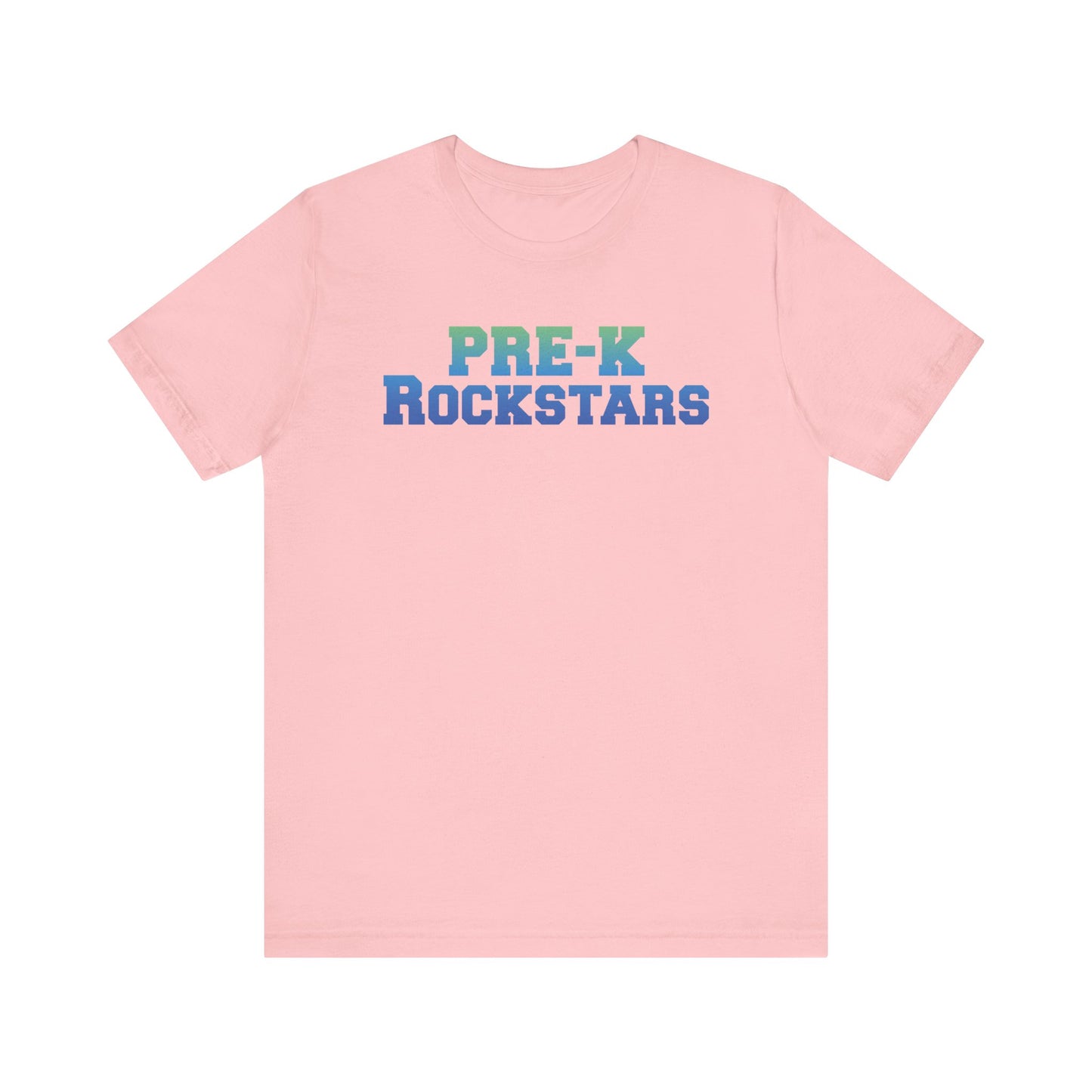 Custom Unisex Green-Blue Pre-K Rockstars T-Shirt